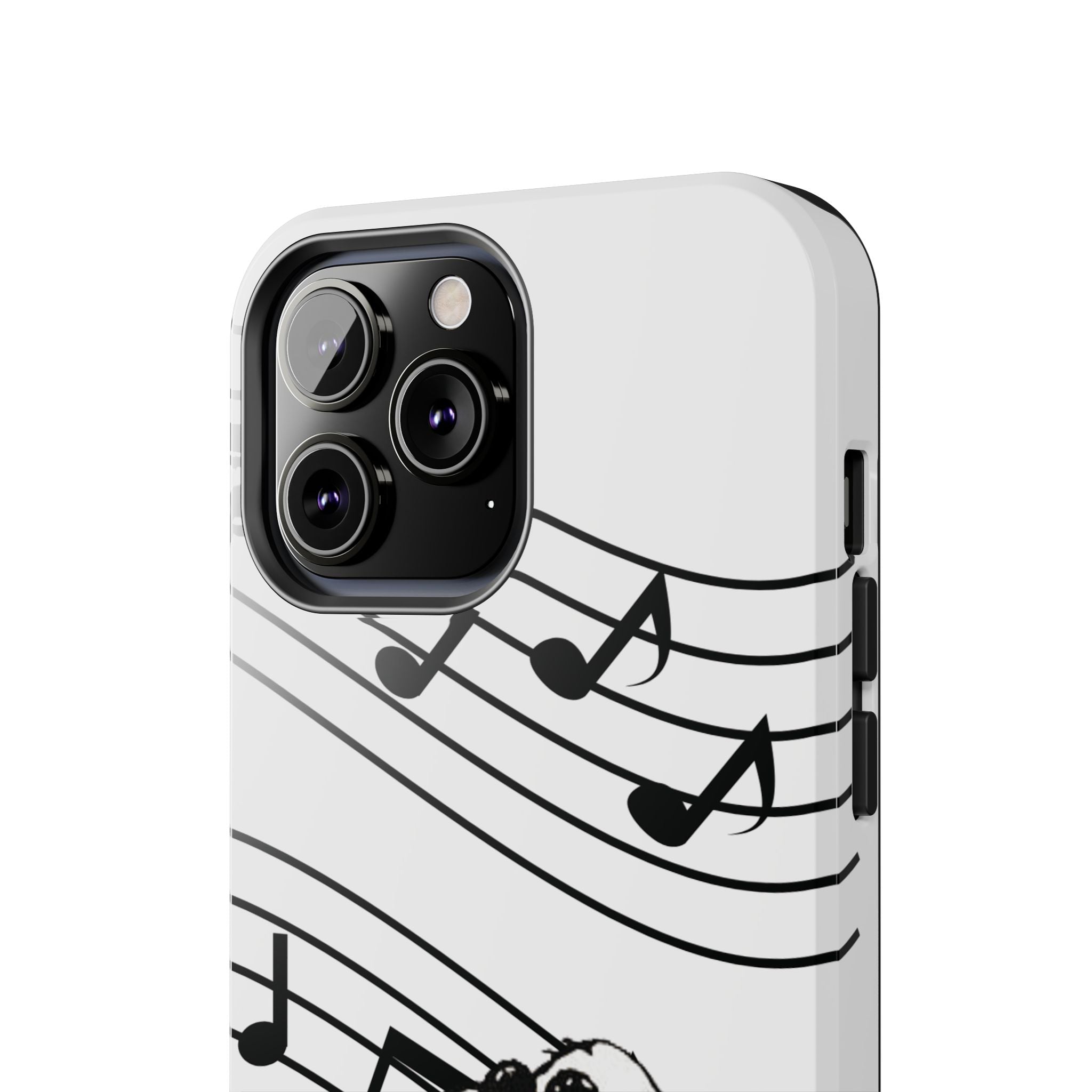 Snoopy Saxophone Tough Phone Case — Musical Notes Protective Cover