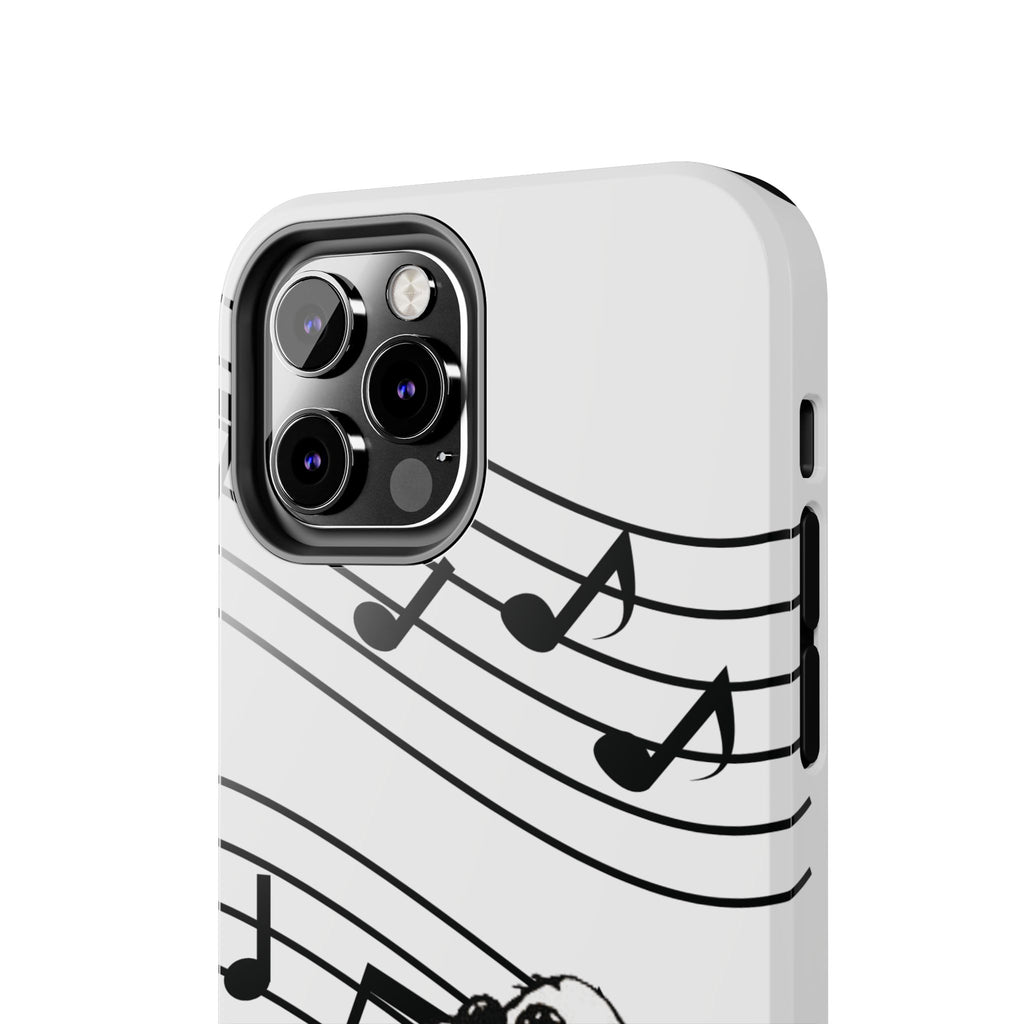 Snoopy Saxophone Tough Phone Case — Musical Notes Protective Cover