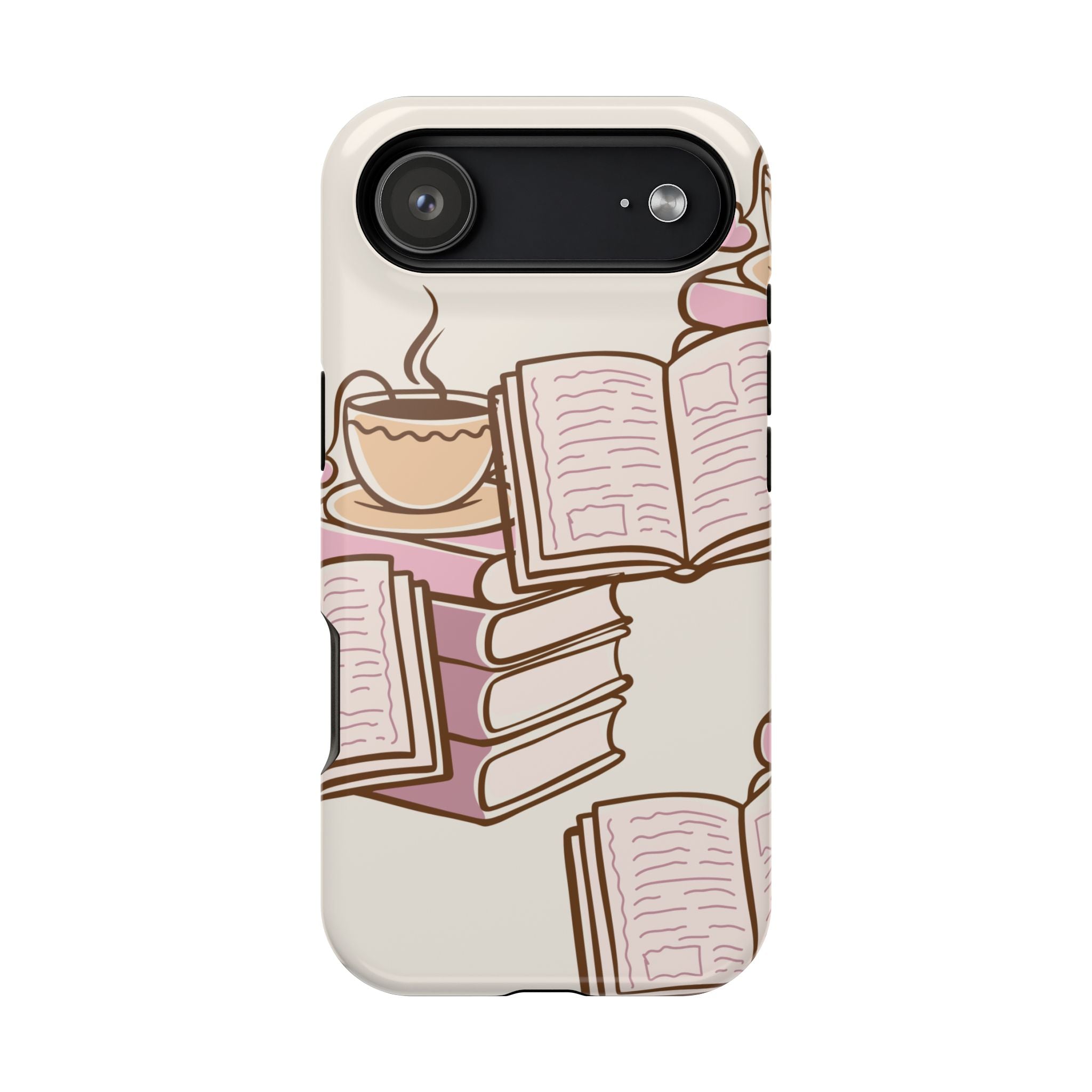 Coffe Bookstack Phone Case — Coffe Book Protective Cover