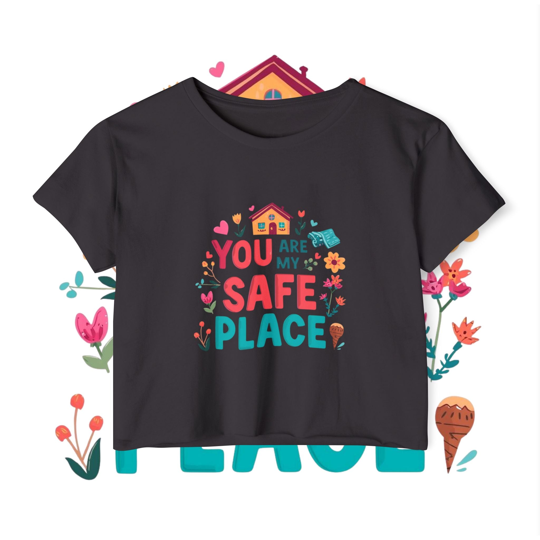 "You Are My Safe Place-Home" Cozy Couple Festival Tee