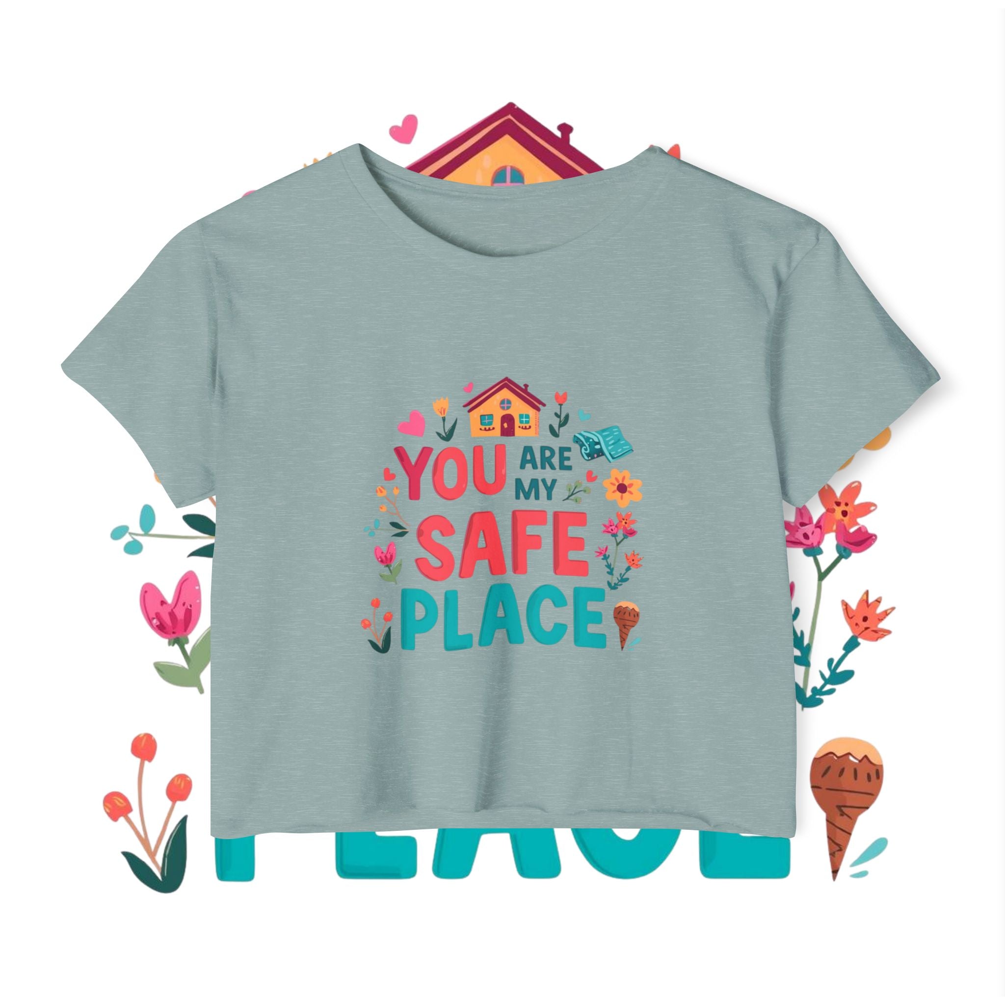 "You Are My Safe Place-Home" Cozy Couple Festival Tee
