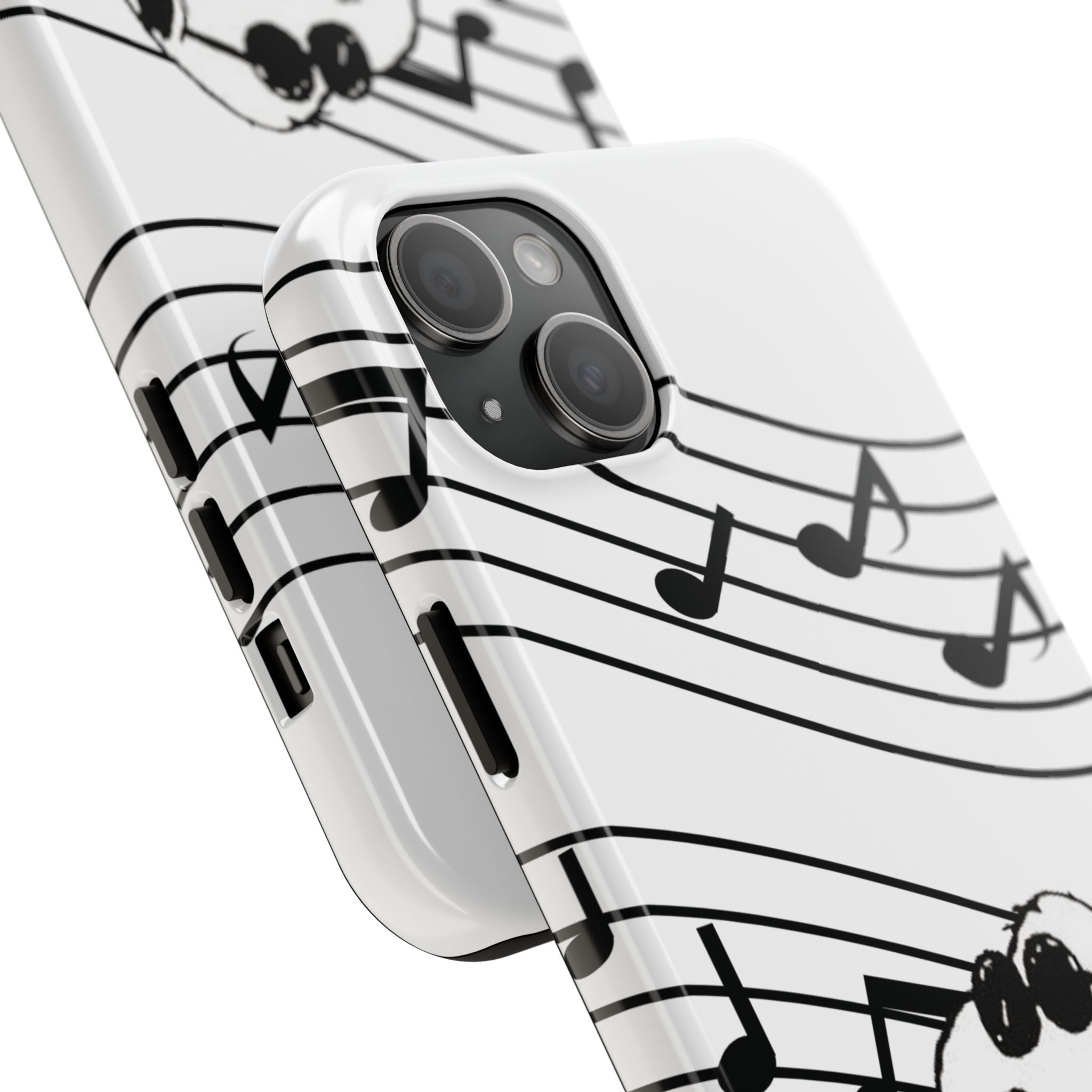 Snoopy Saxophone Tough Phone Case — Musical Notes Protective Cover