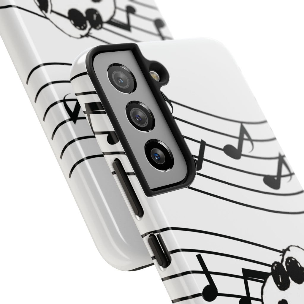 Snoopy Saxophone Tough Phone Case — Musical Notes Protective Cover