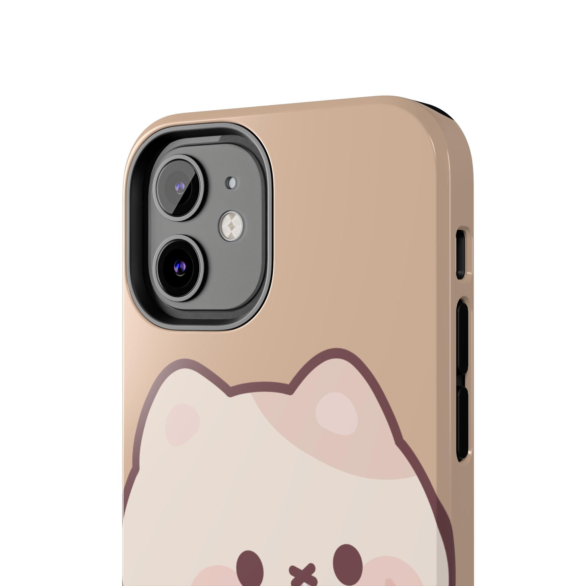Kawaii Cat with Strawberry Milk Tough Phone Case