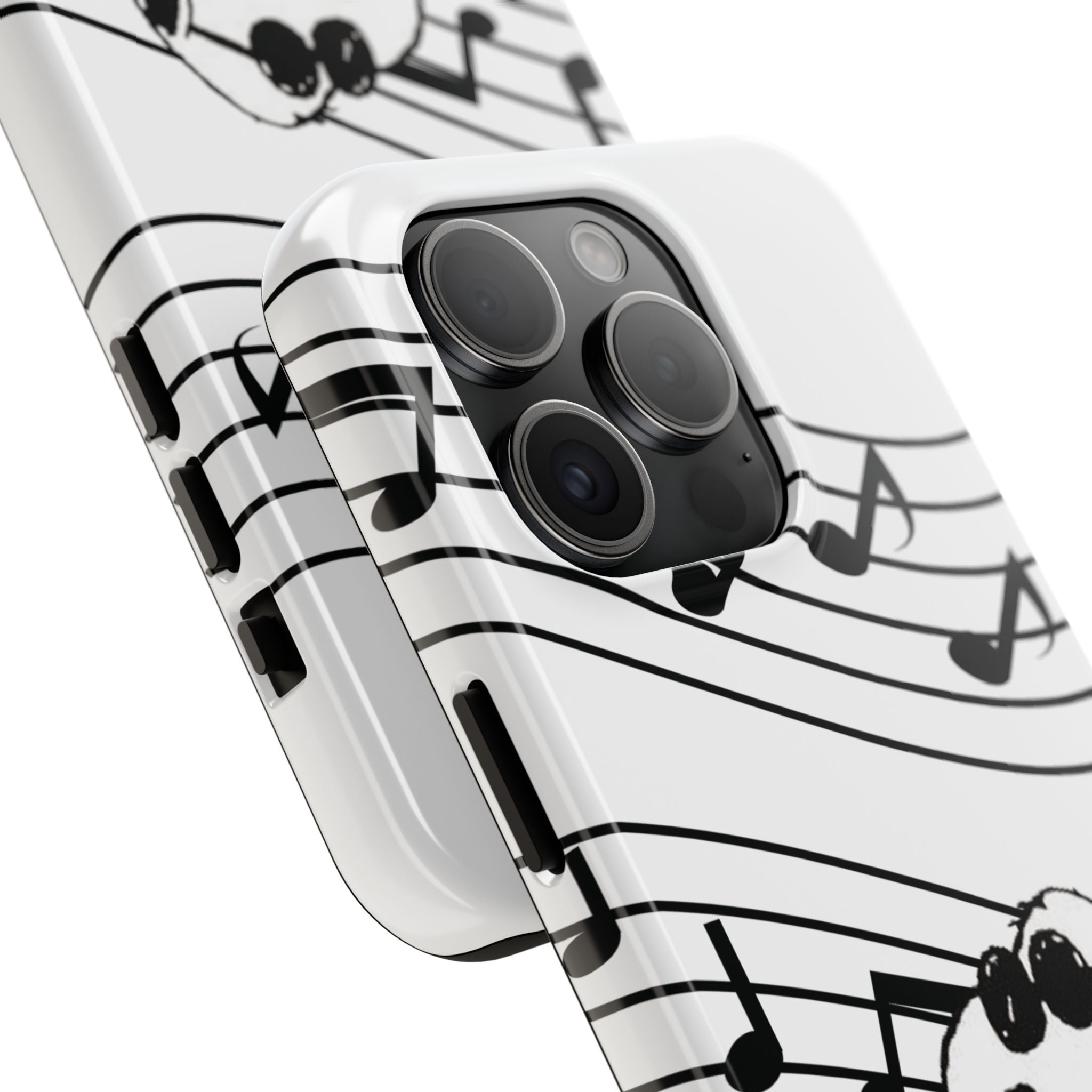 Snoopy Saxophone Tough Phone Case — Musical Notes Protective Cover