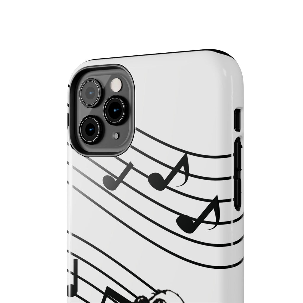 Snoopy Saxophone Tough Phone Case — Musical Notes Protective Cover
