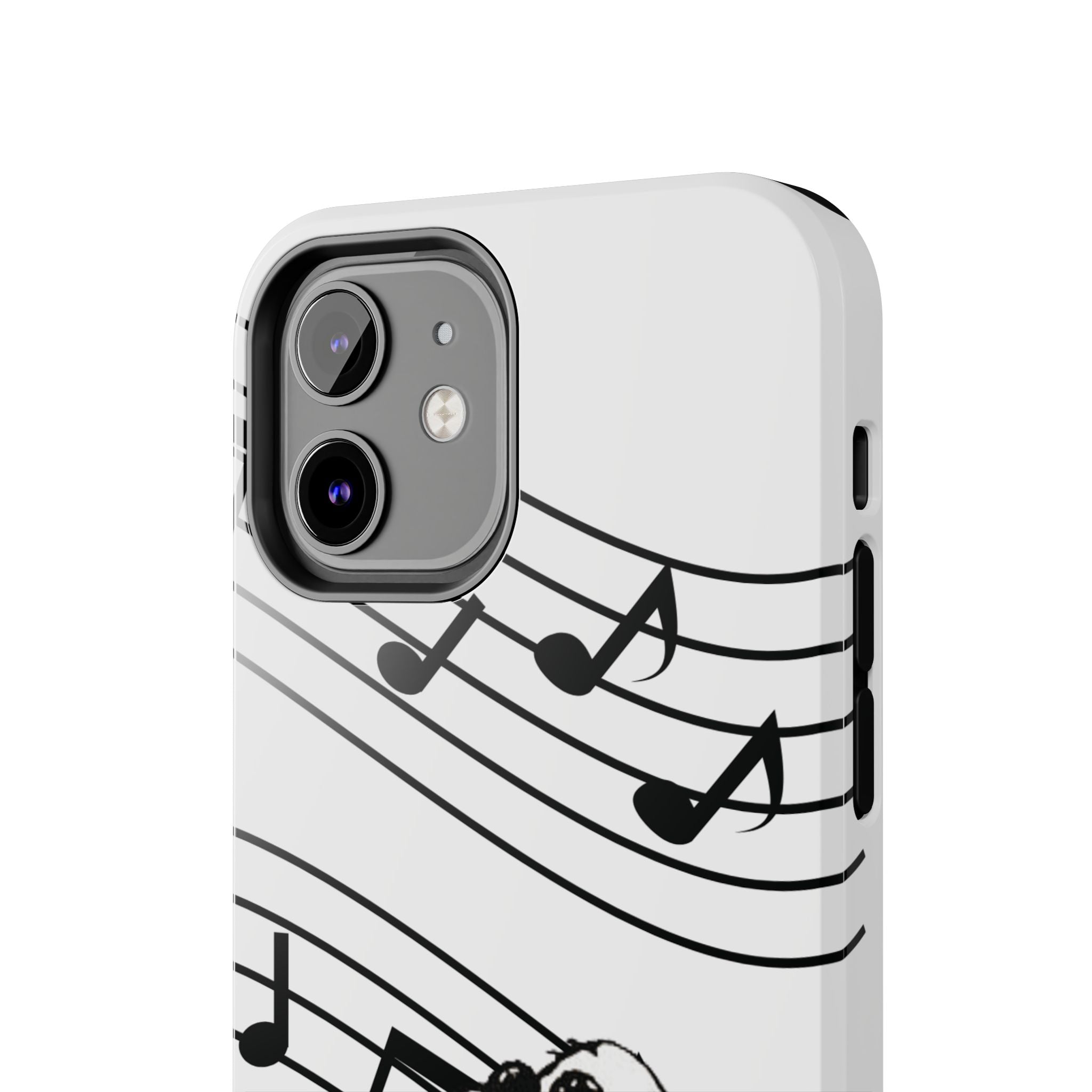 Snoopy Saxophone Tough Phone Case — Musical Notes Protective Cover