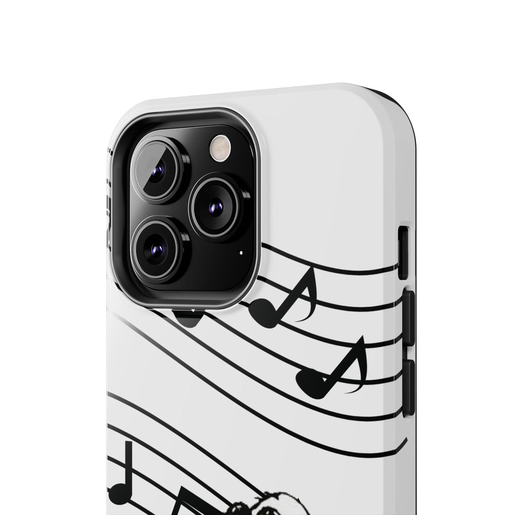 Snoopy Saxophone Tough Phone Case — Musical Notes Protective Cover