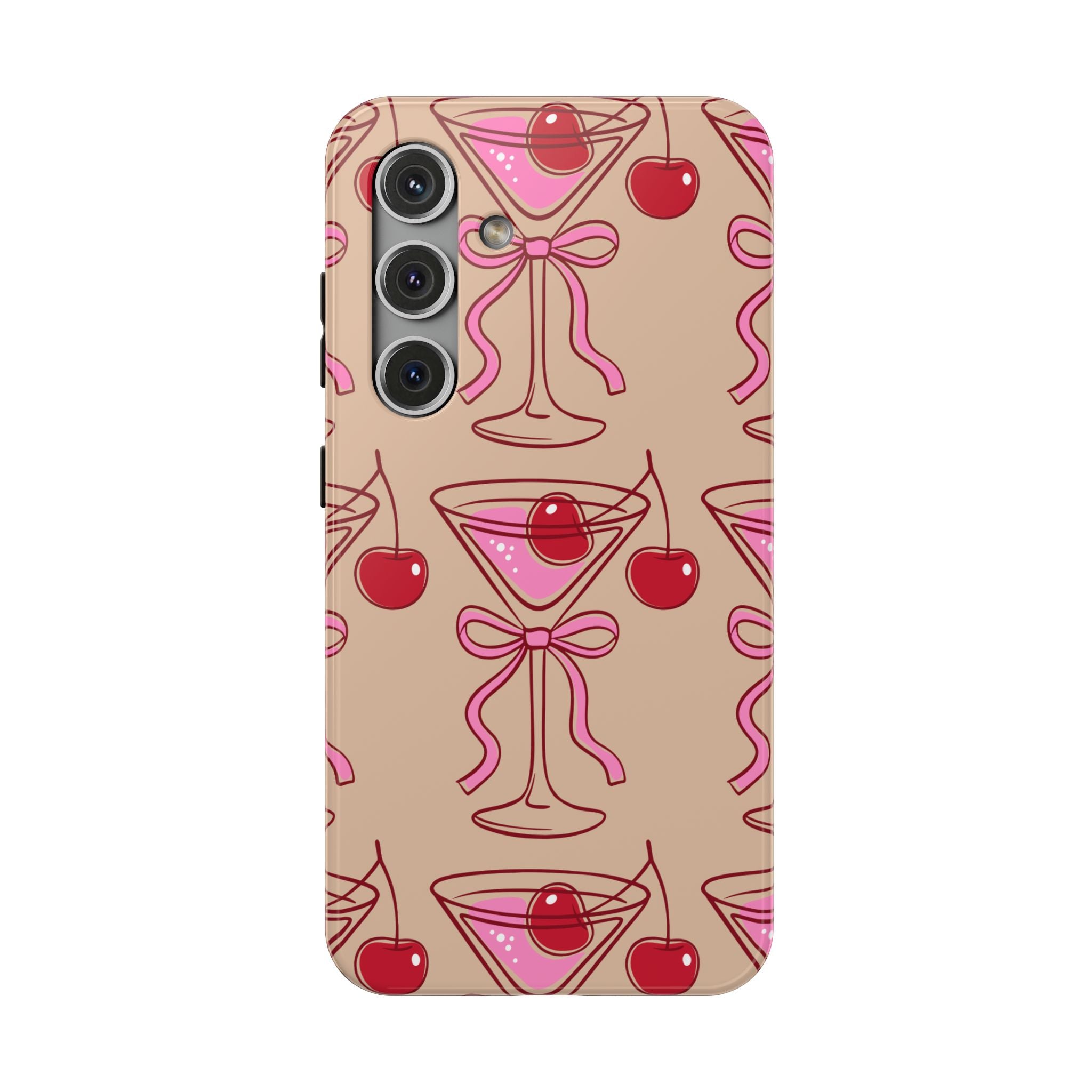 Cherry Martini Phone Case — Impact‑Resistant Protective Case