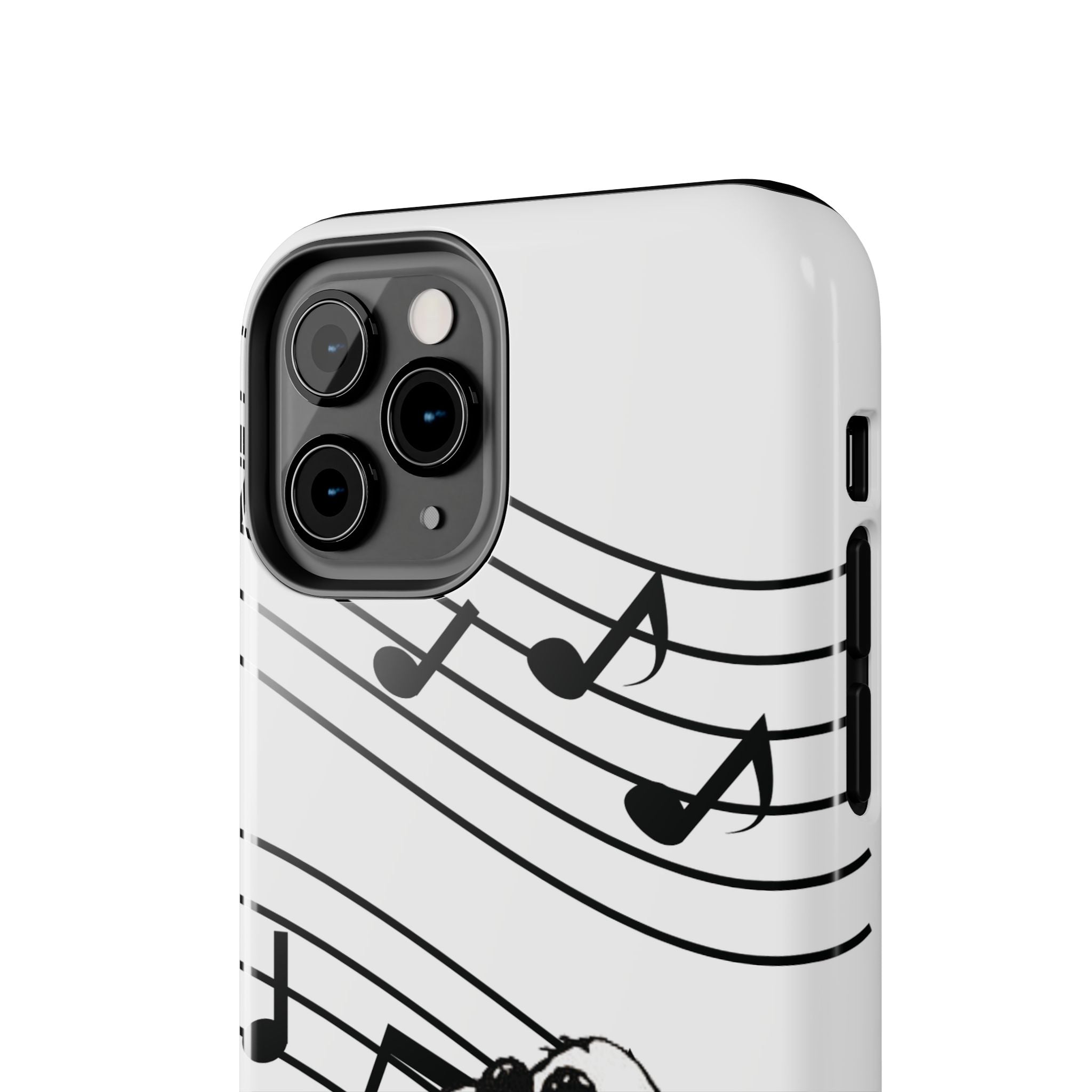 Snoopy Saxophone Tough Phone Case — Musical Notes Protective Cover