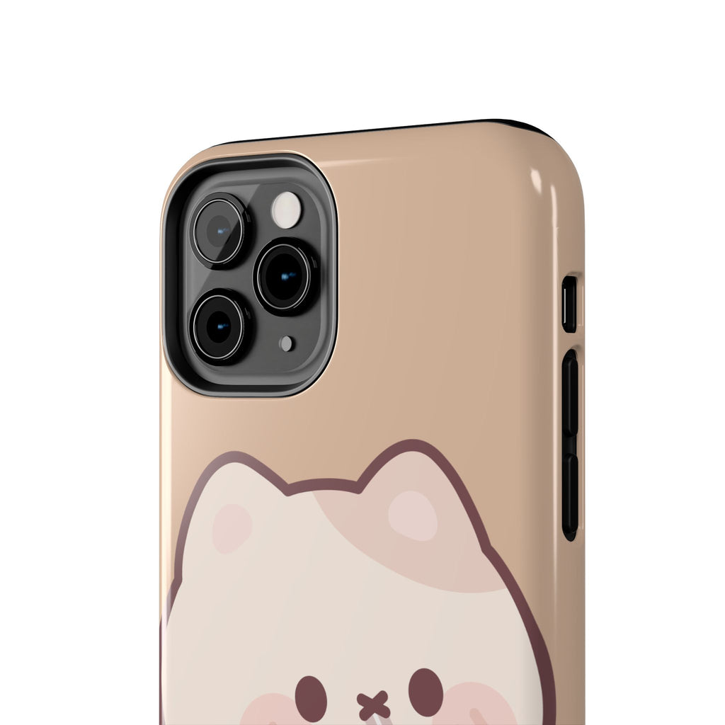 Kawaii Cat with Strawberry Milk Tough Phone Case
