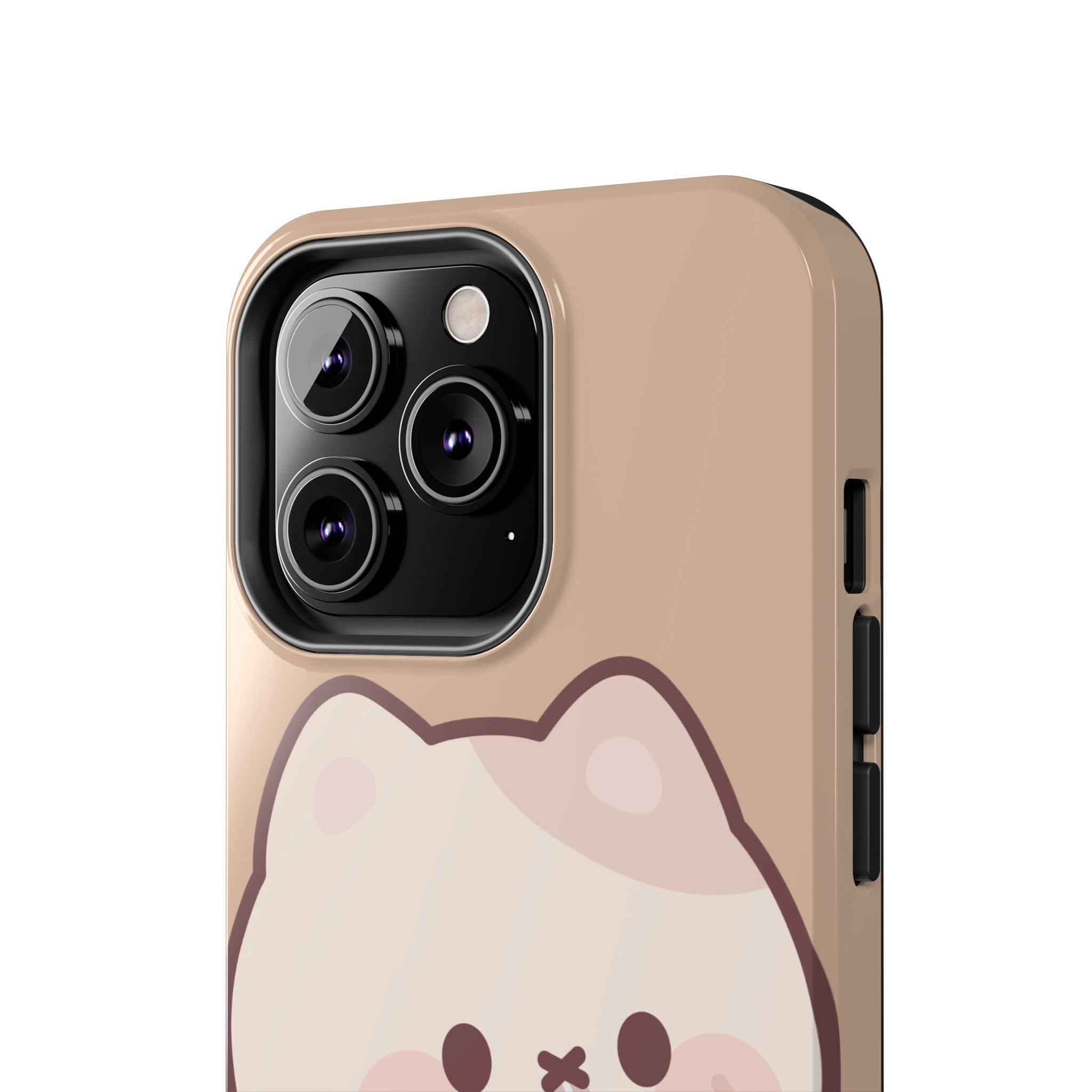 Kawaii Cat with Strawberry Milk Tough Phone Case