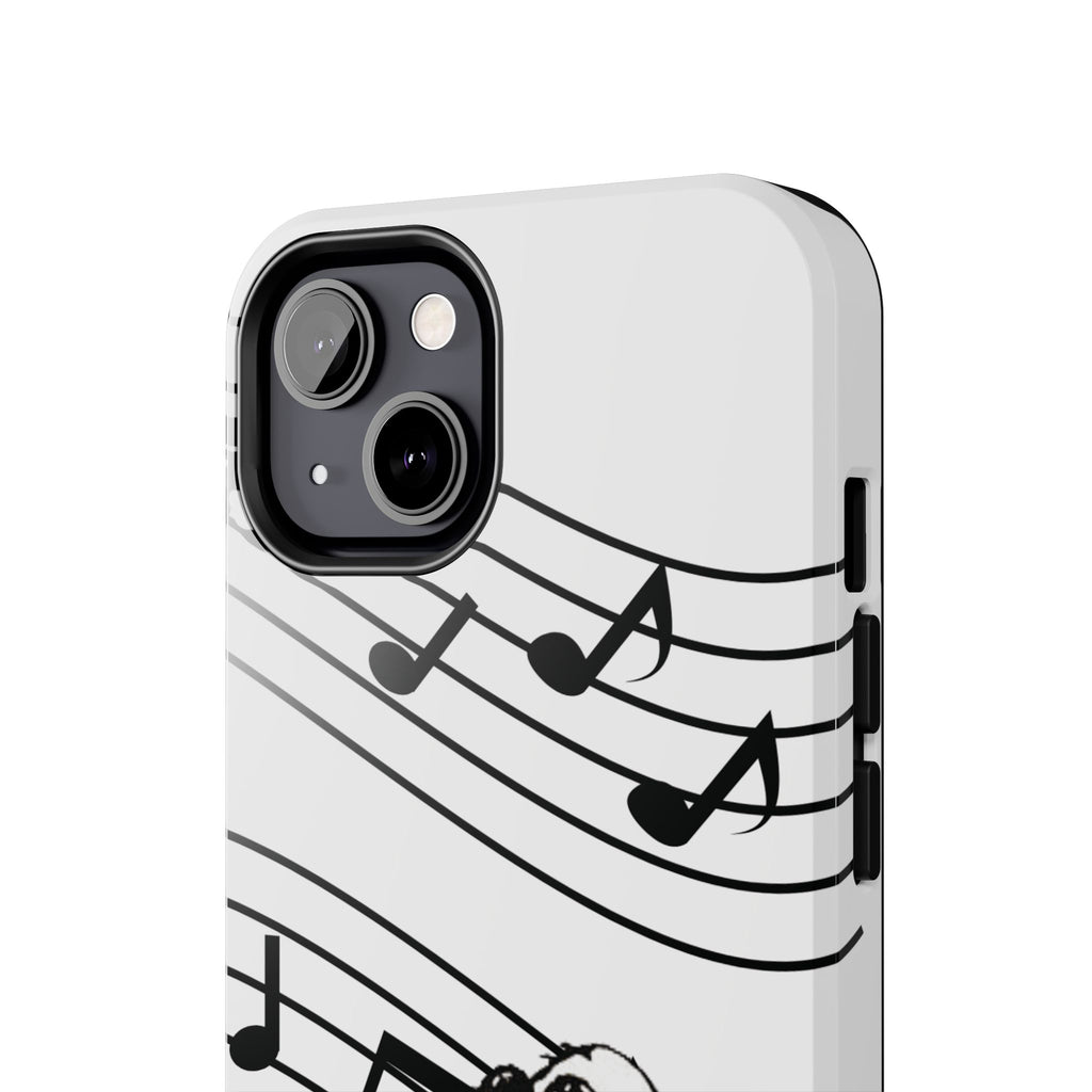 Snoopy Saxophone Tough Phone Case — Musical Notes Protective Cover