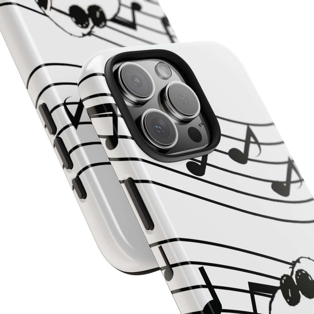 Snoopy Saxophone Tough Phone Case — Musical Notes Protective Cover