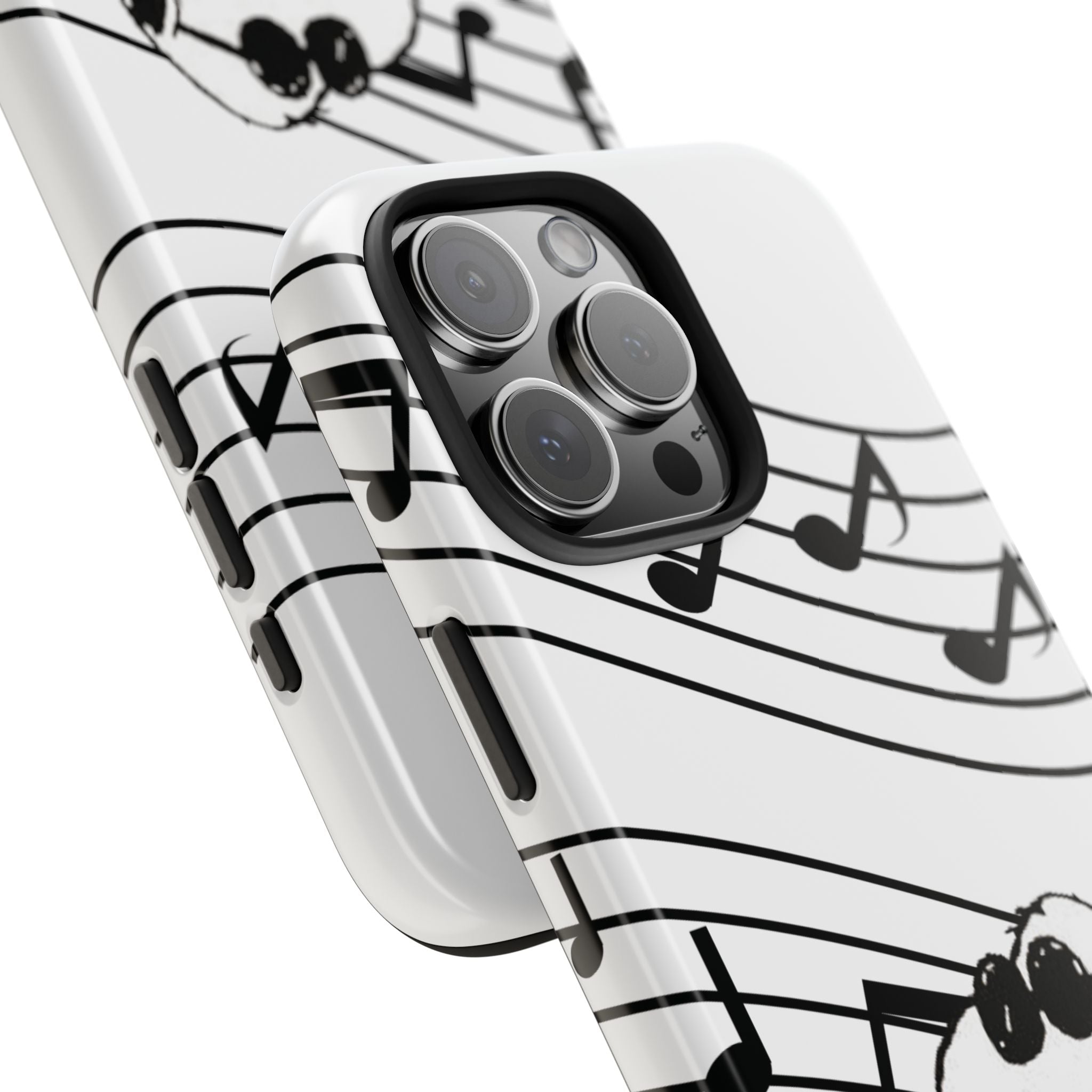 Snoopy Saxophone Tough Phone Case — Musical Notes Protective Cover