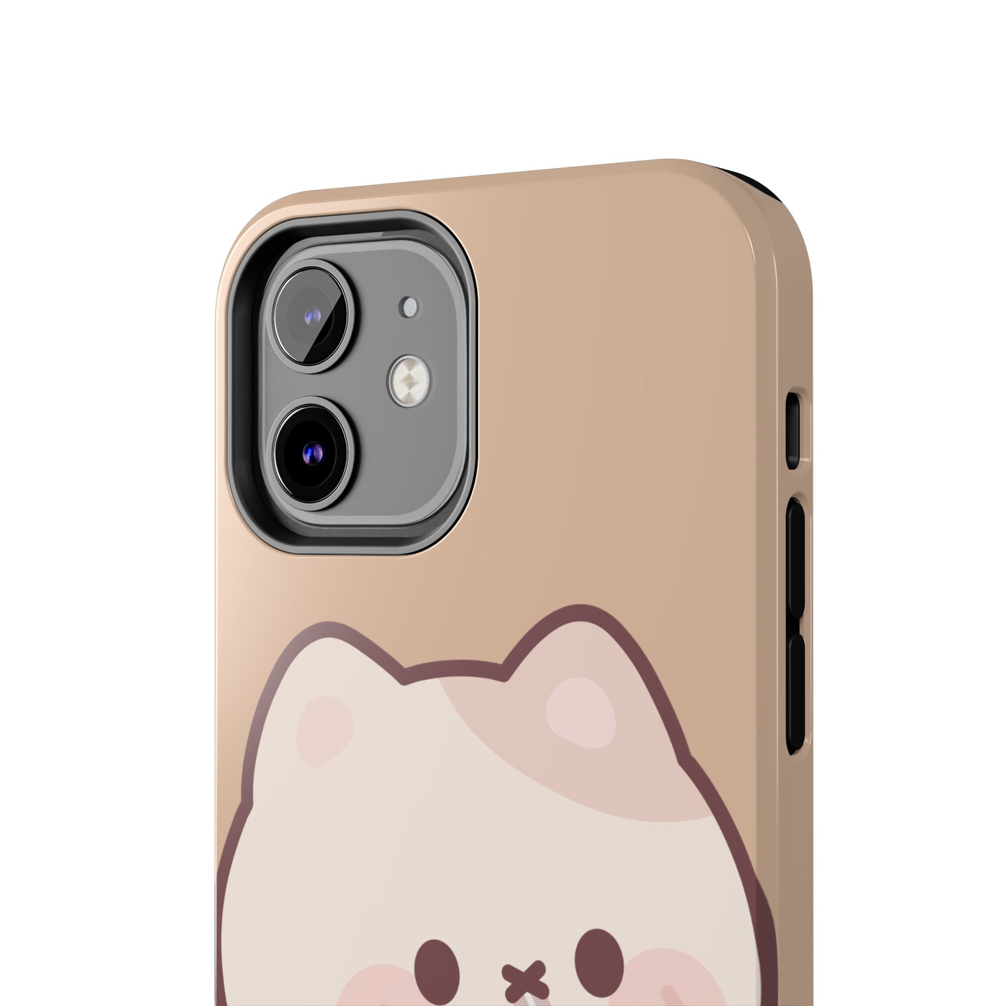 Kawaii Cat with Strawberry Milk Tough Phone Case