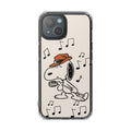 Clear Magnetic Phone Case — Cantando, snoopy