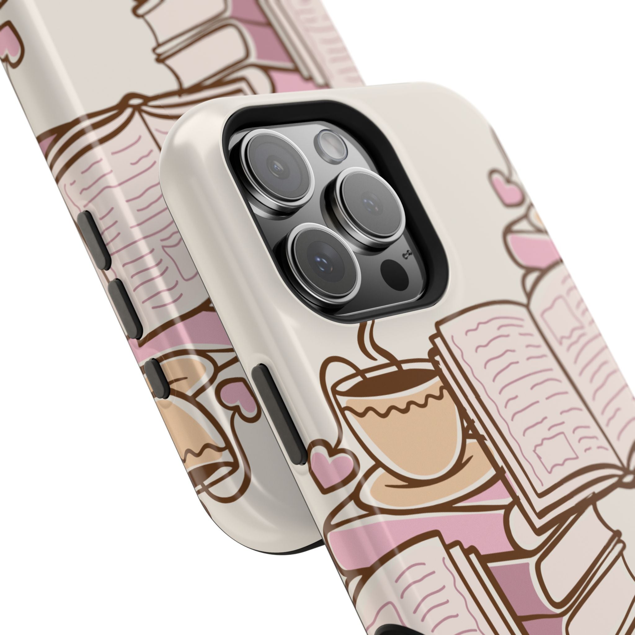 Coffe Bookstack Phone Case — Coffe Book Protective Cover