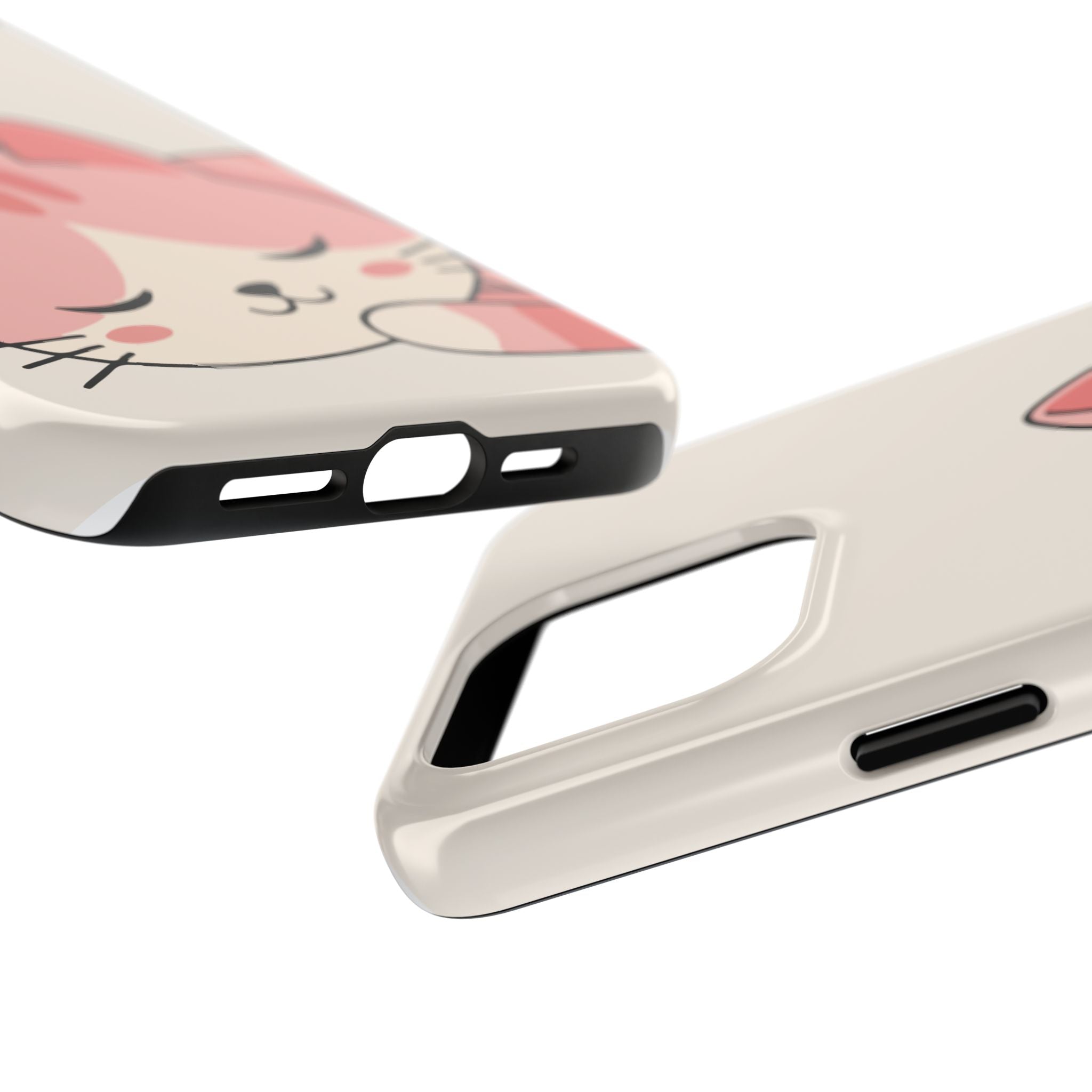 Tough Phone Case — Sleeping Pink Kitten Protective iPhone Cover