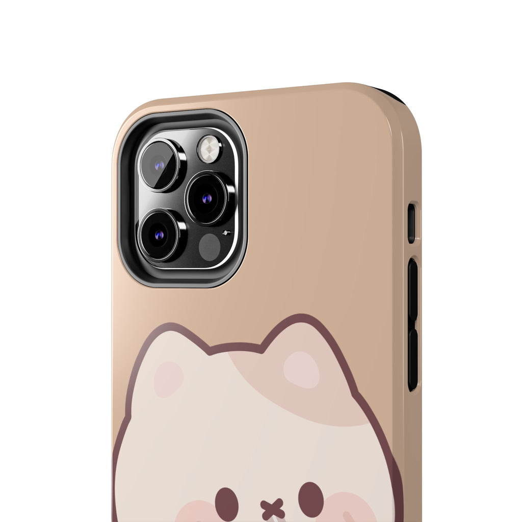 Kawaii Cat with Strawberry Milk Tough Phone Case