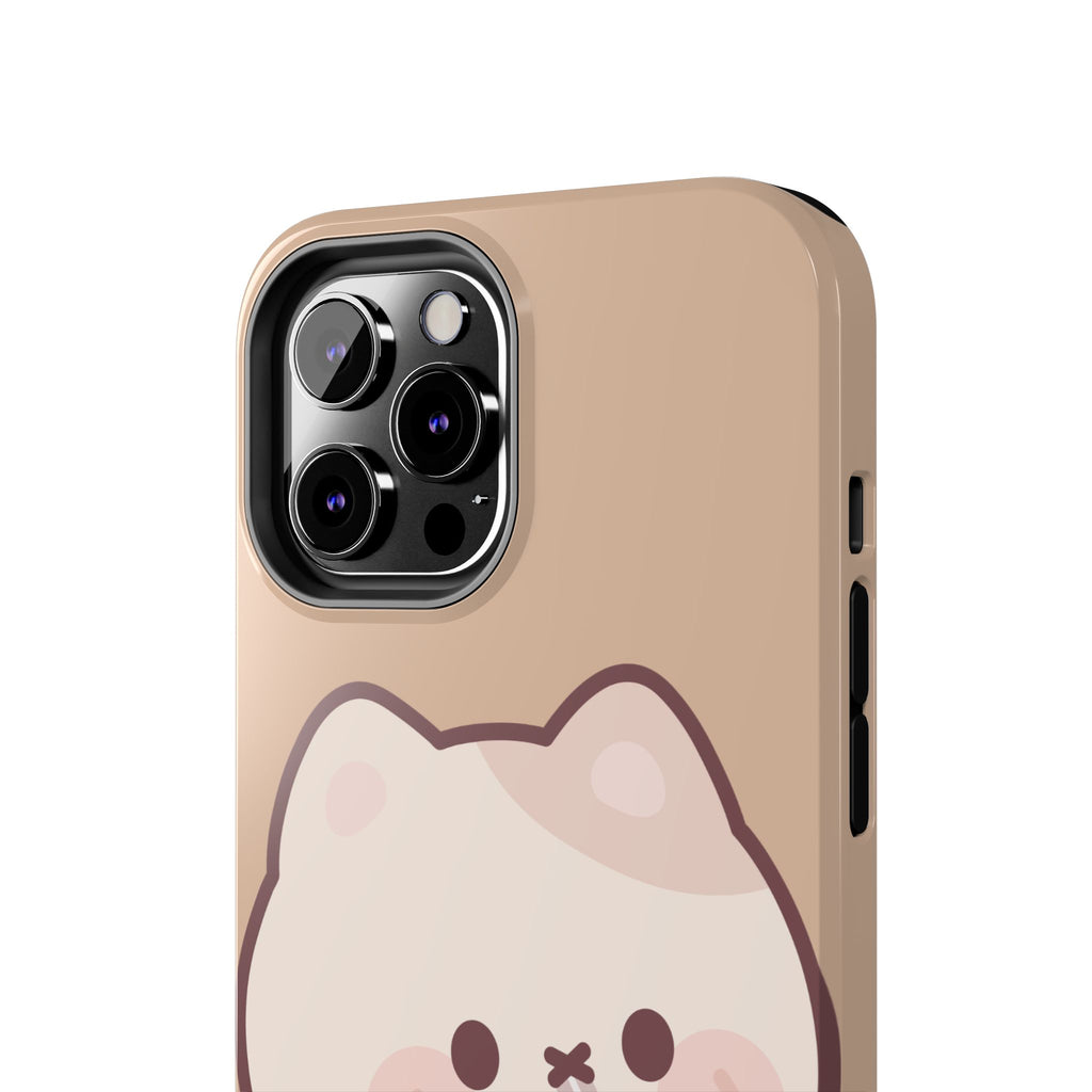 Kawaii Cat with Strawberry Milk Tough Phone Case