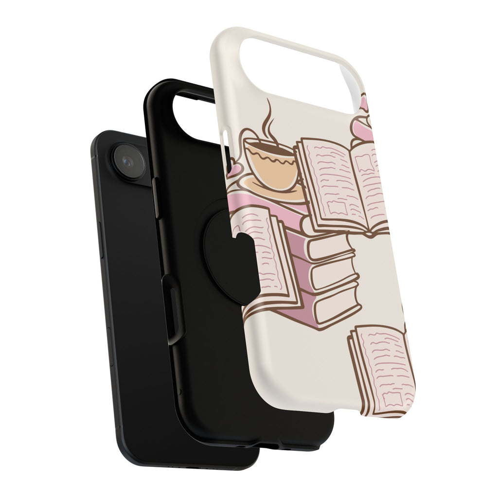 Coffe Bookstack Phone Case — Coffe Book Protective Cover