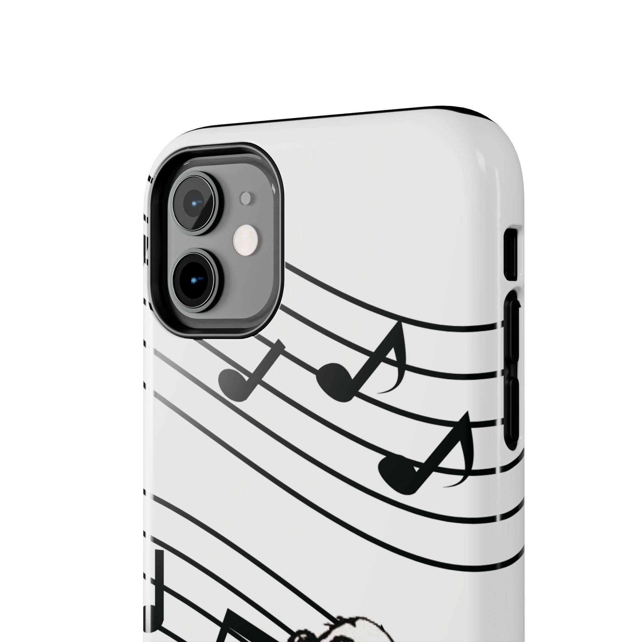 Snoopy Saxophone Tough Phone Case — Musical Notes Protective Cover