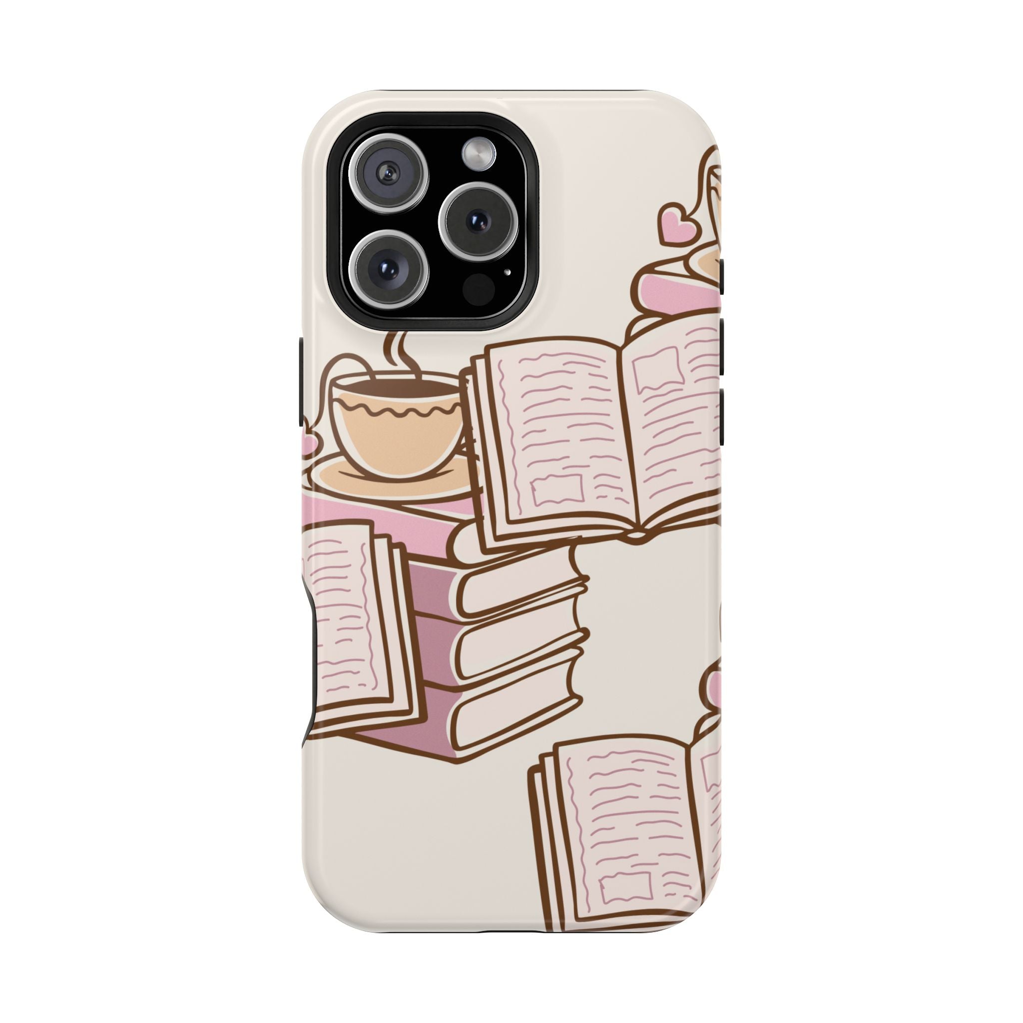 Coffe Bookstack Phone Case — Coffe Book Protective Cover