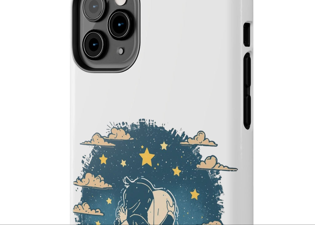 Phone Case — "You Are My Safe Place-Blue" Romantic Protective Cover