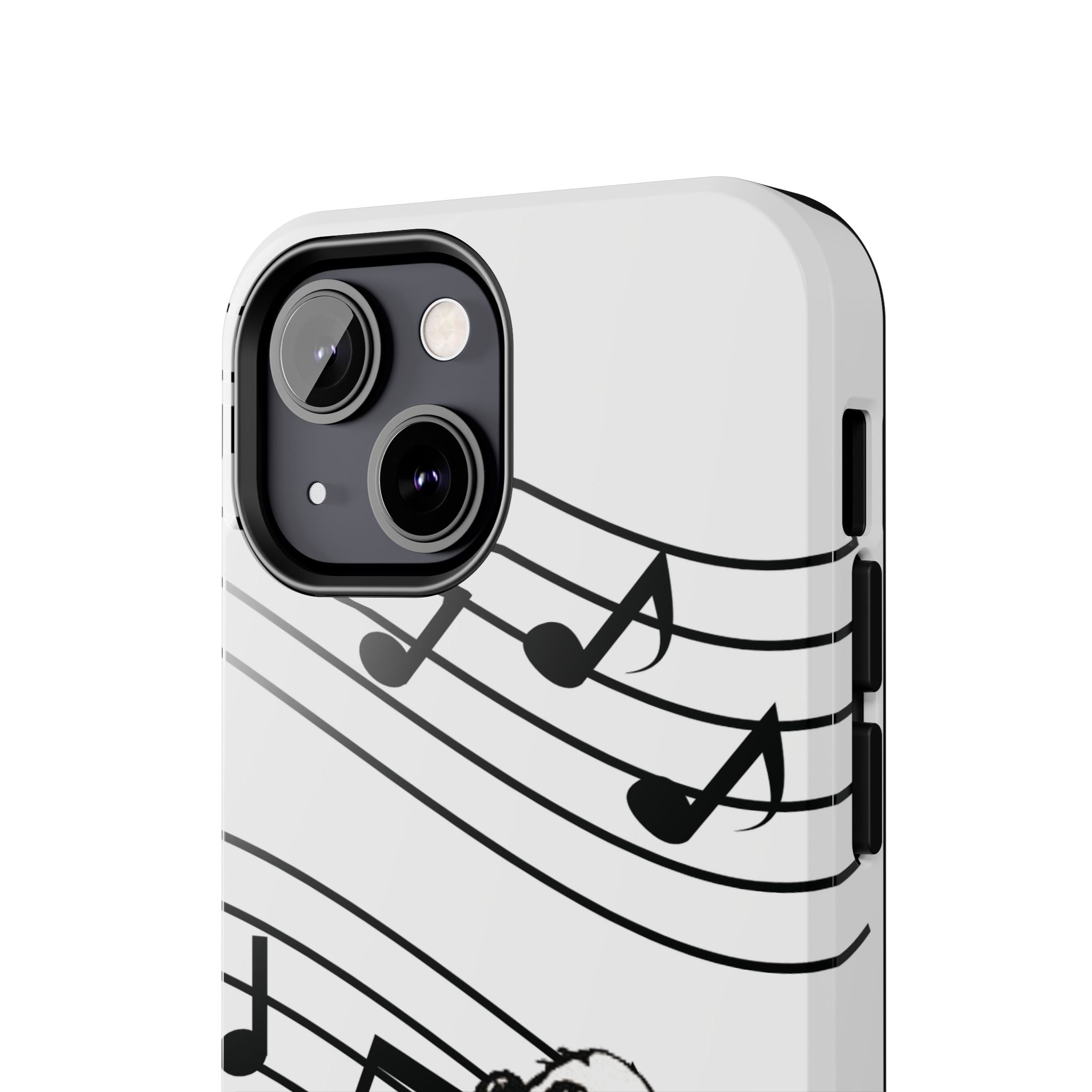 Snoopy Saxophone Tough Phone Case — Musical Notes Protective Cover