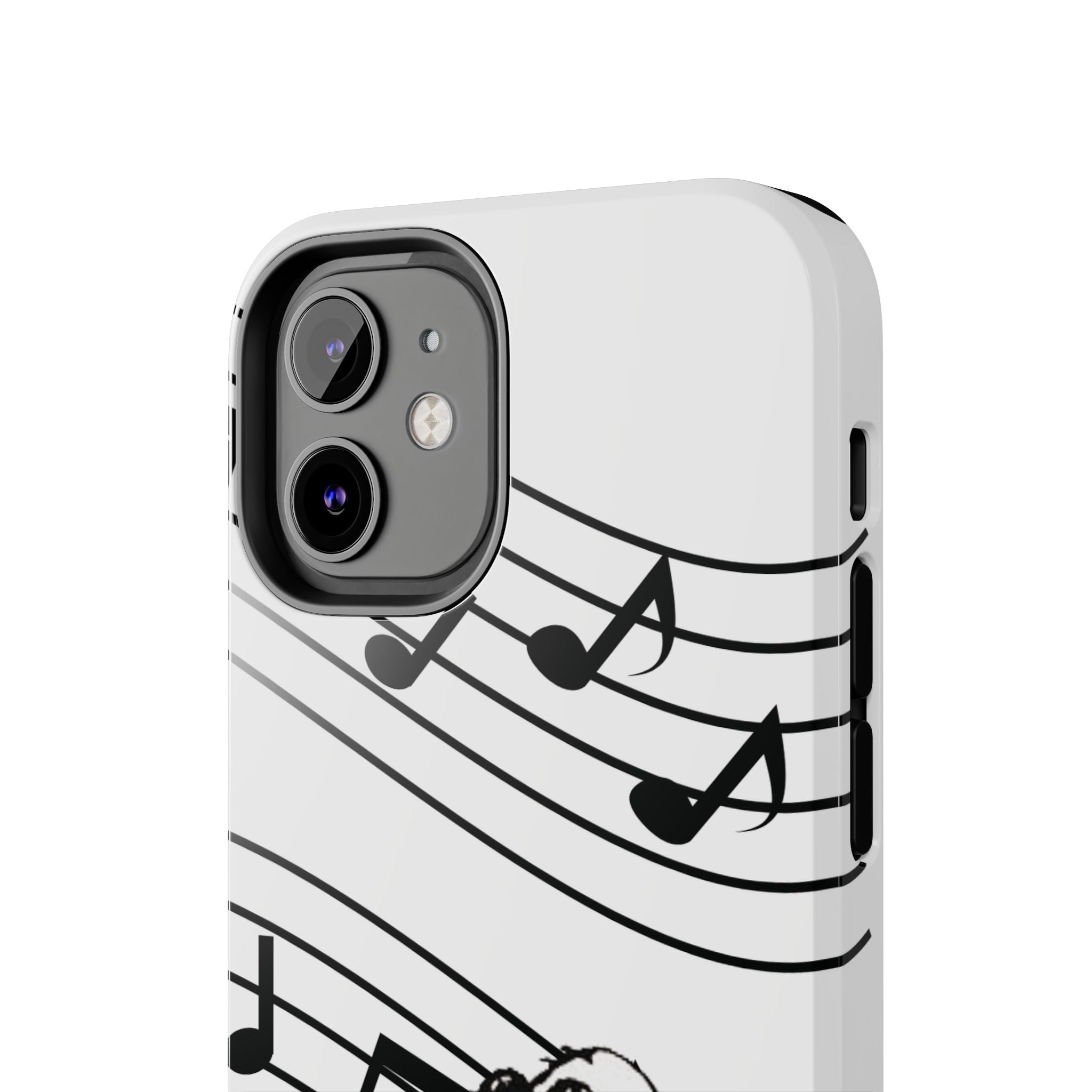 Snoopy Saxophone Tough Phone Case — Musical Notes Protective Cover