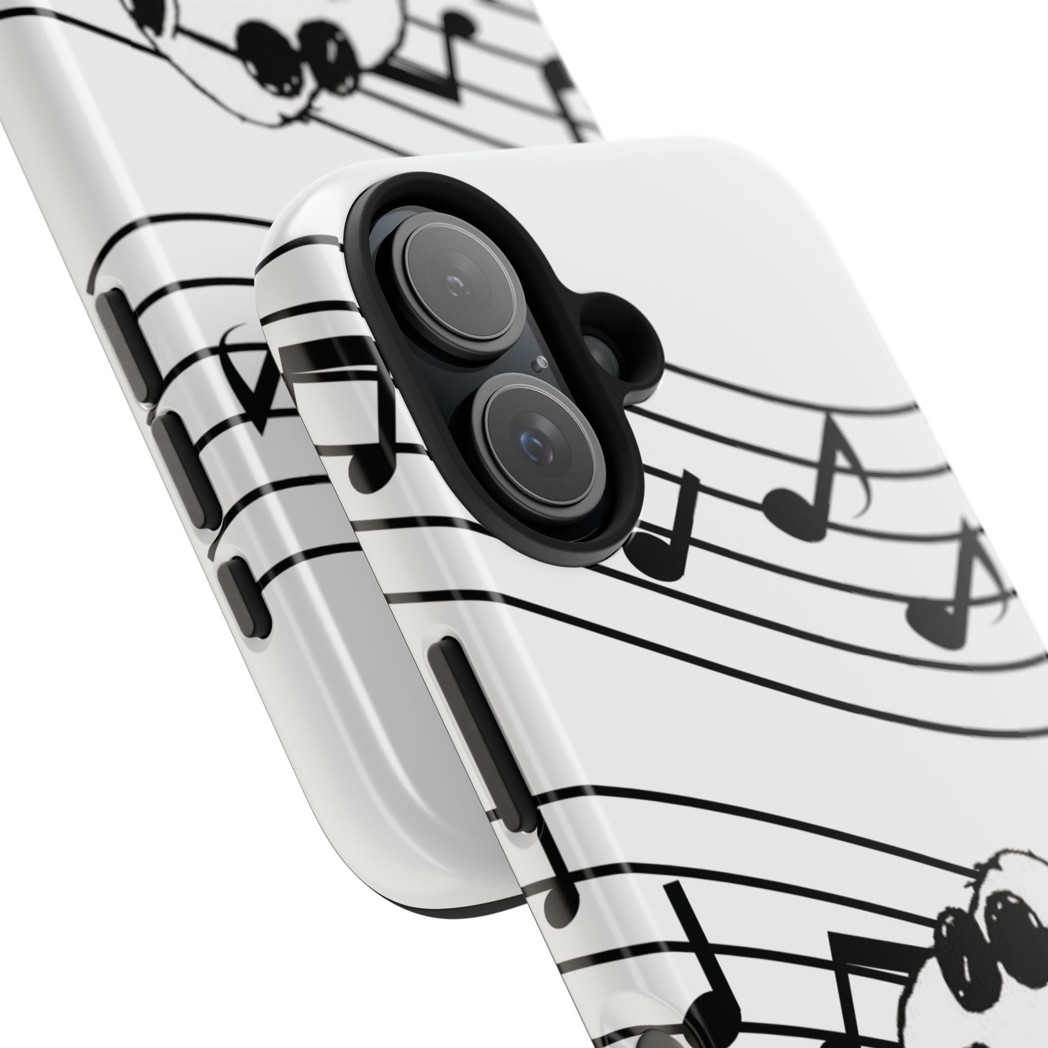 Snoopy Saxophone Tough Phone Case — Musical Notes Protective Cover