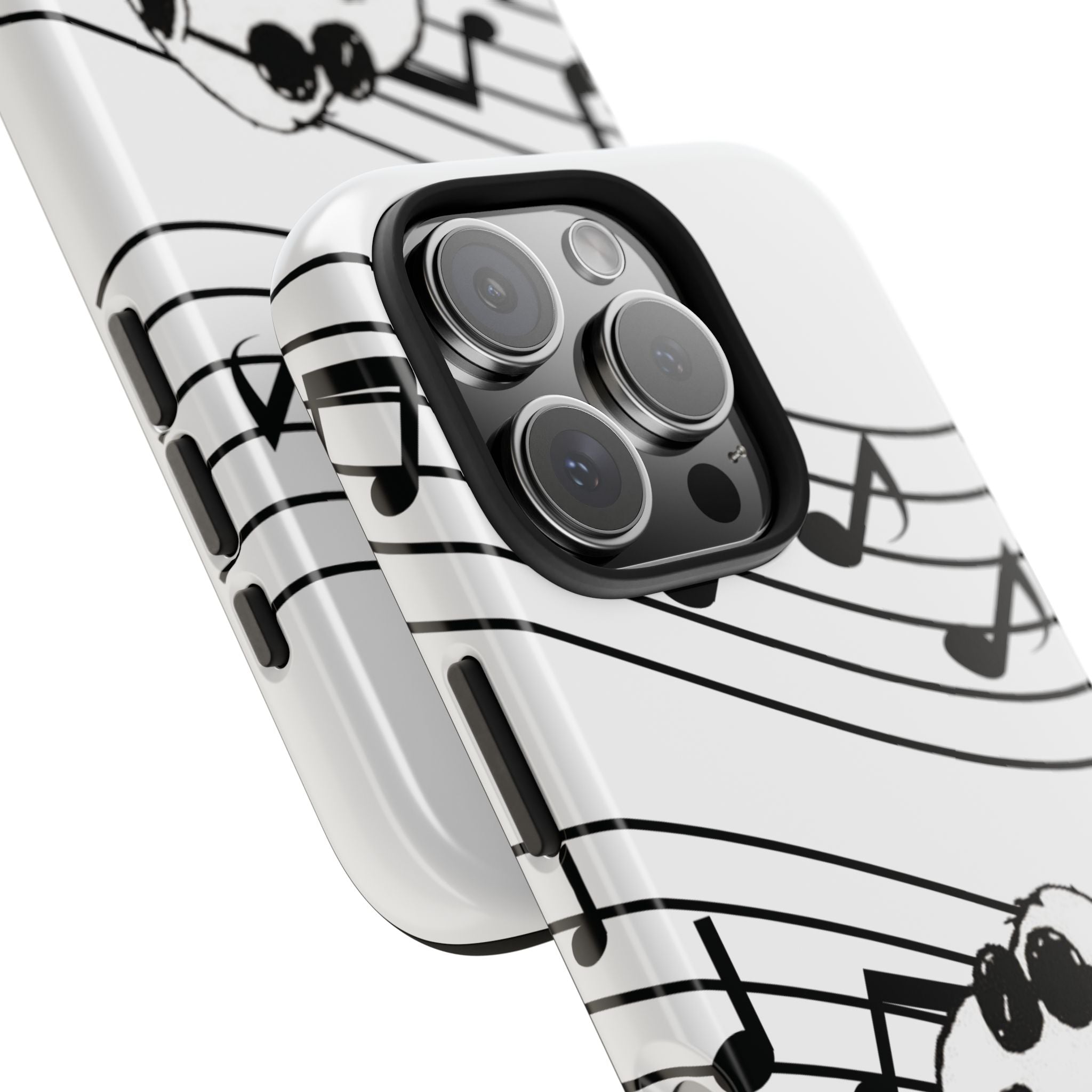 Snoopy Saxophone Tough Phone Case — Musical Notes Protective Cover